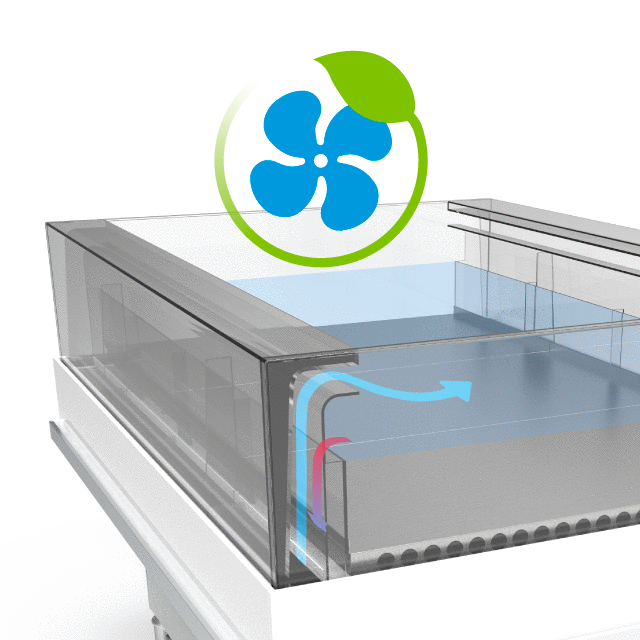 UNITED vitrine murale échauffement ventilé UNITED vitrine murale échauffement ventilé